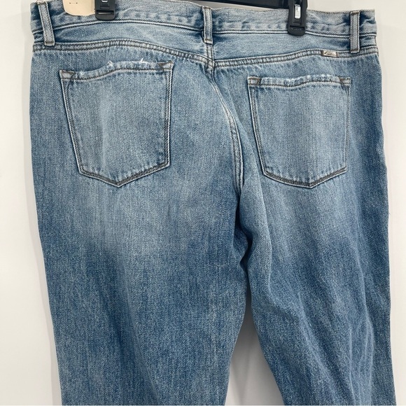 Kancan Women’s NWT No Stretch Plaid Patch Ripped Boyfriend Jeans 32x28 - Picture 10 of 12